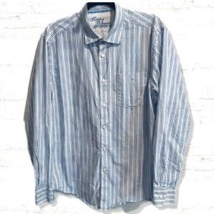 Tommy Bahama Denim Blue Men’s Long Sleeve Button Down Shirt Size Large